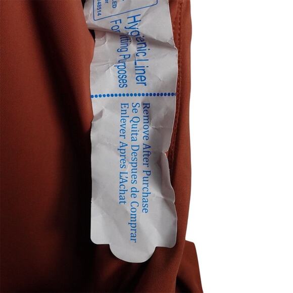 Sample Damaged Andie Women's Shortie High Waist Bikini Bottom Brown Size Small - Picture 10 of 10